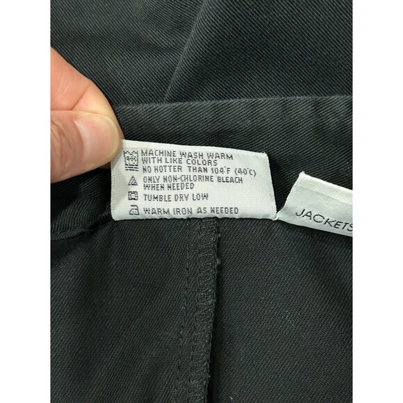 Chef Works Black Long Sleeve Double-Breasted Chef Coat Jacket L - Picture 8 of 9